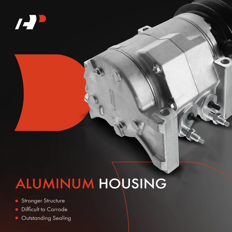 AC Compressor with Clutch & Pulley for Dodge Durango 2012-2015 V6 3.6L HCC-RS20