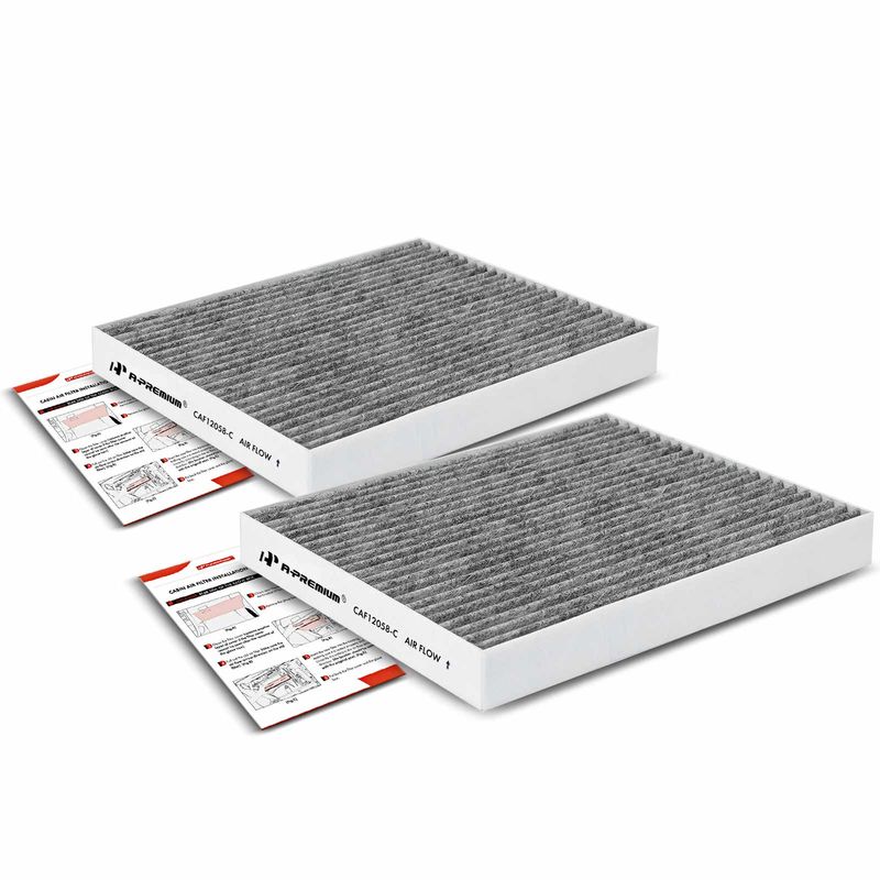 2x Activated Carbon Cabin Air Filter for Hyundai Accent 18-22 Elantra Kia Forte