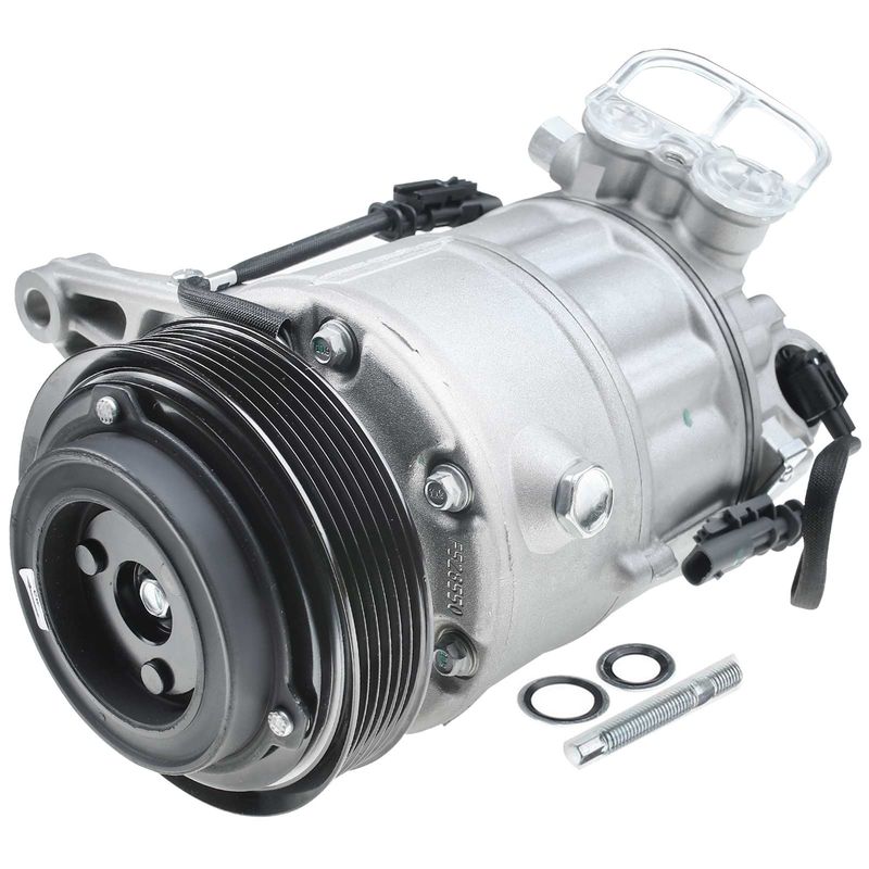 AC Compressor with Clutch & Pulley for Chevrolet Impala Equinox GMC Terrain XTS
