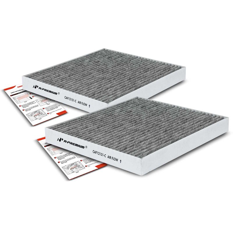 2x Activated Carbon Cabin Air Filter for Hyundai Sonata 2015-2019 Kia Cadenza