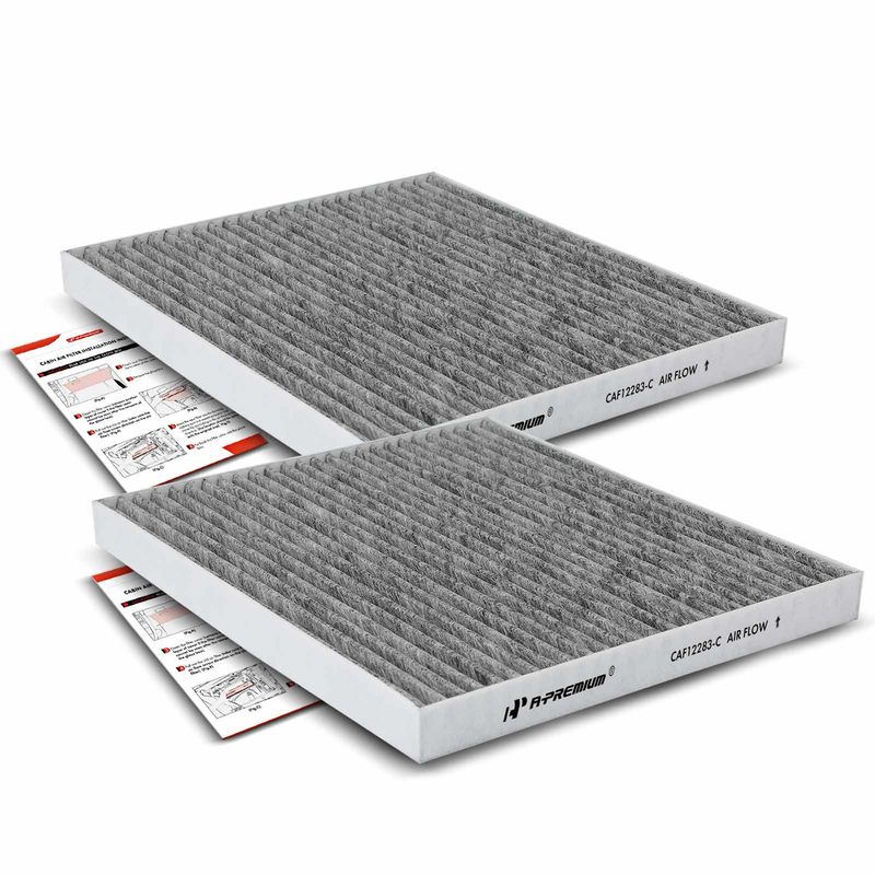 2x Activated Carbon Cabin Air Filter for Chrysler Pacifica 17-22 Grand Caravan