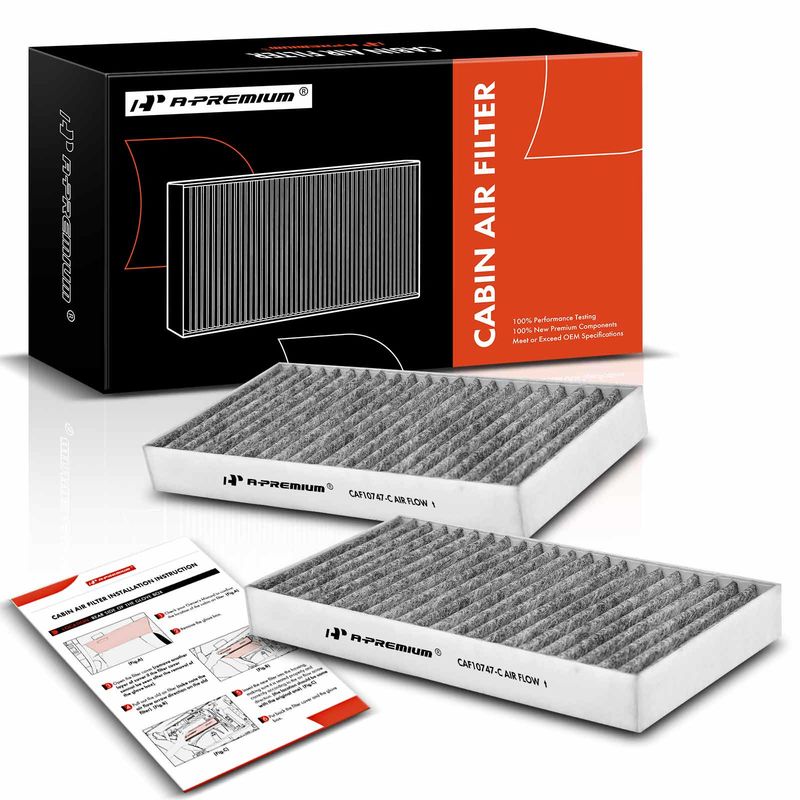 2x Activated Carbon Cabin Air Filter for Jeep Liberty 2008-2012 Nitro 2007-2011