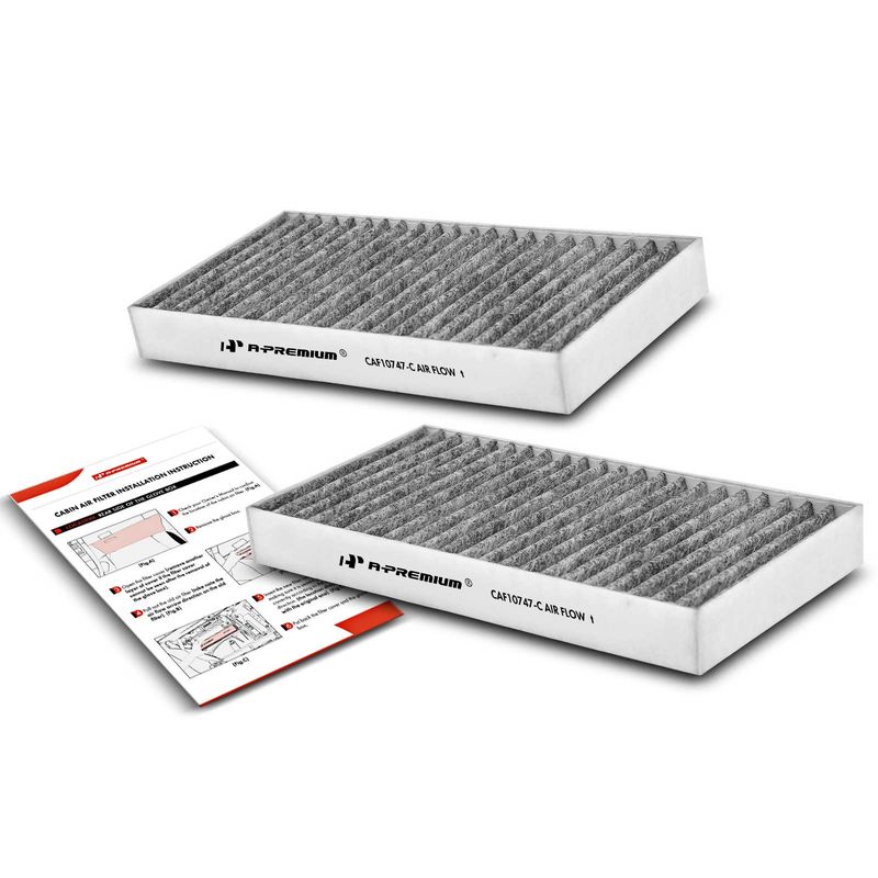 2x Activated Carbon Cabin Air Filter for Jeep Liberty 2008-2012 Nitro 2007-2011