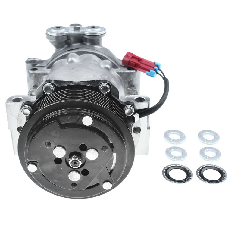 AC Compressor with Clutch & Pulley for Chevrolet T6500 GMC T7500 04-09 L6 7.8L