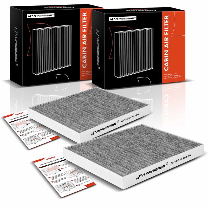 2x Activated Carbon Cabin Air Filter for Ford Explorer Taurus Lincoln MKS MKT