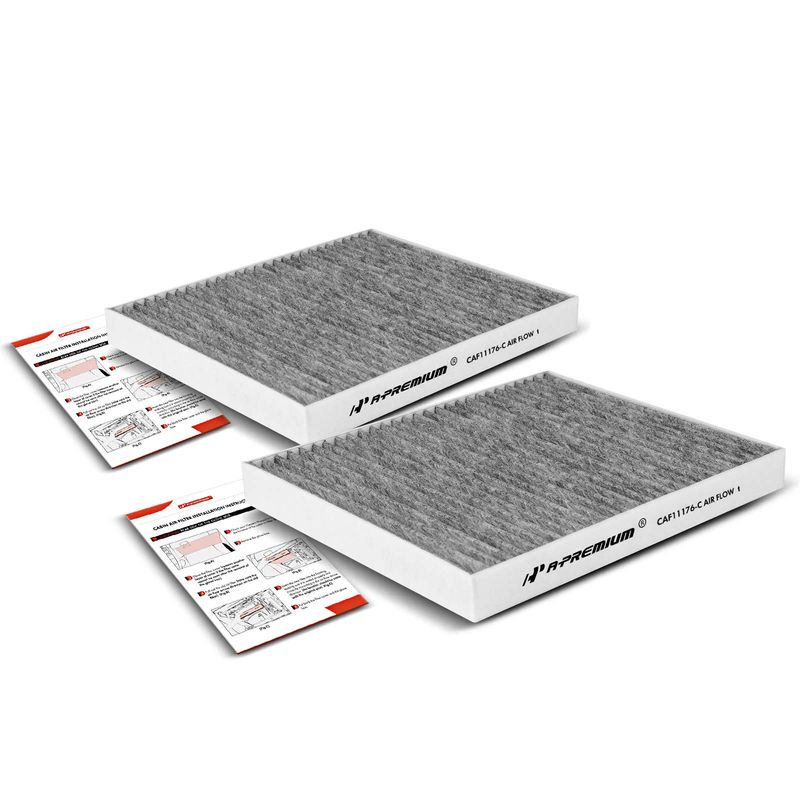 2x Activated Carbon Cabin Air Filter for Ford Explorer Taurus Lincoln MKS MKT