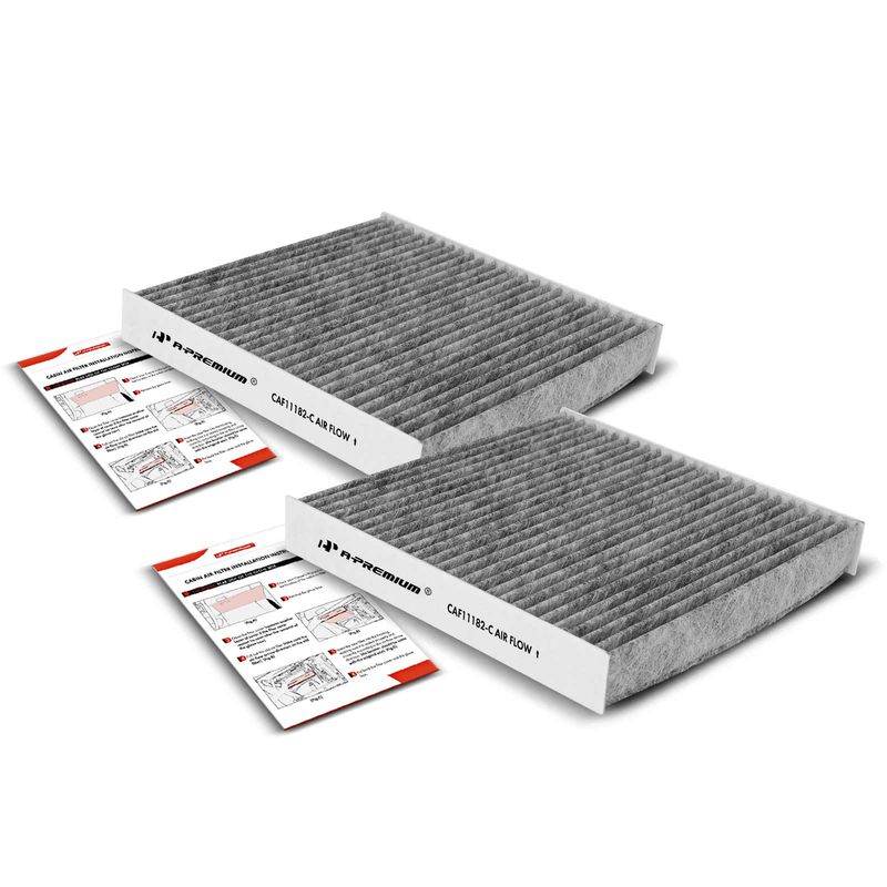 2x Activated Carbon Cabin Air Filter for Honda Civic Insight Acura Integra MDX