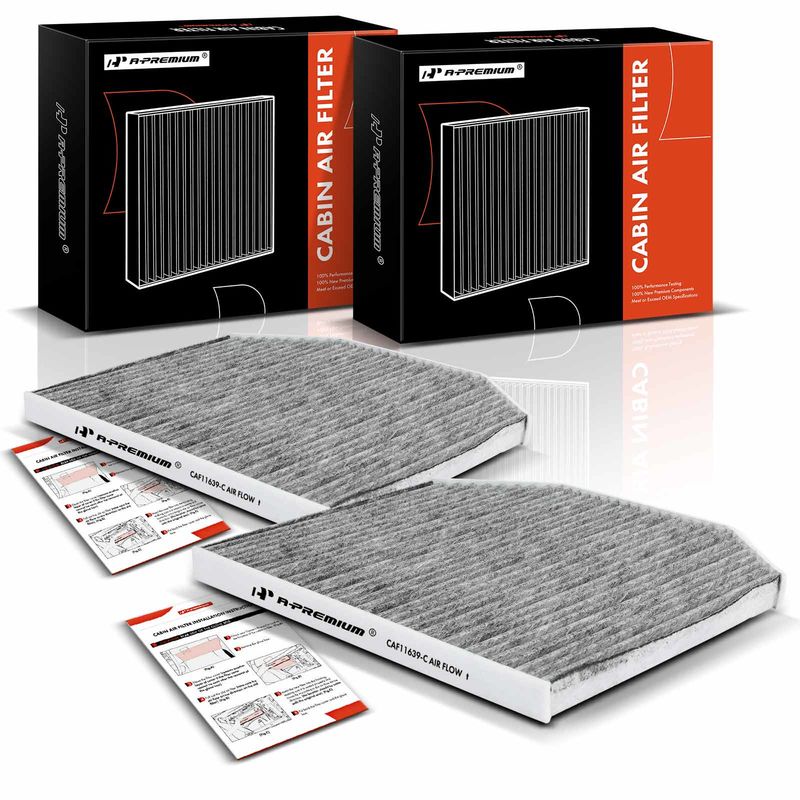 2x Activated Carbon Cabin Air Filter for Chevy Caprice 2011-2017 SS Pontiac G8