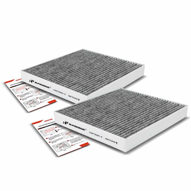2x Activated Carbon Cabin Air Filter for Hyundai Azera 06-09 Kia Sonata Magentis