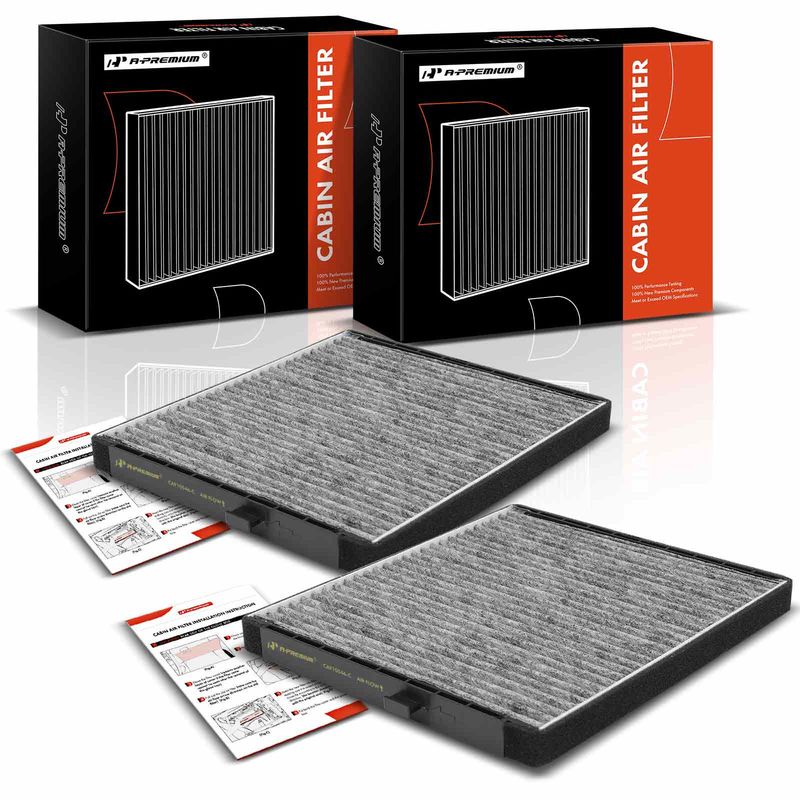 2x Activated Carbon Cabin Air Filter for Chevrolet Aveo 04-11 Pontiac G3 Wave