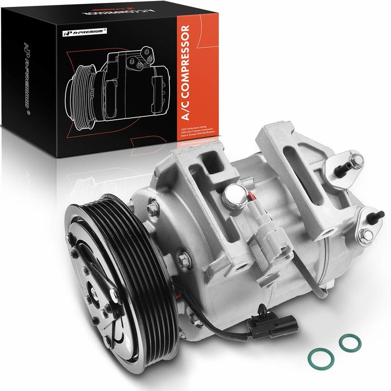 AC Compressor with Clutch & Pulley for Nissan X-Trail 2007-2014 L4 2.5L