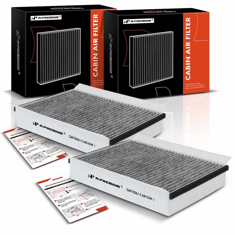 2x Activated Carbon Cabin Air Filter for Lincoln LS 03-06 Jaguar S-Type 02-08