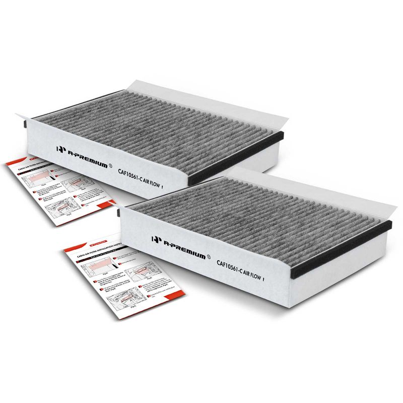 2x Activated Carbon Cabin Air Filter for Lincoln LS 03-06 Jaguar S-Type 02-08