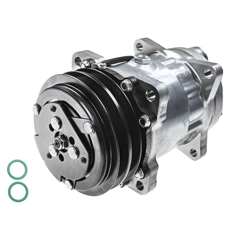 AC Compressor with Clutch & Pulley for Chevrolet C60 Kodiak GMC Autocar Volvo