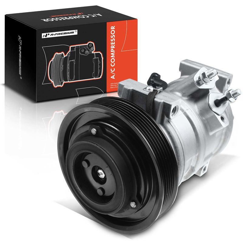 AC Compressor with Clutch & Pulley for Dodge Caravan 2004-2007 L4 2.4L