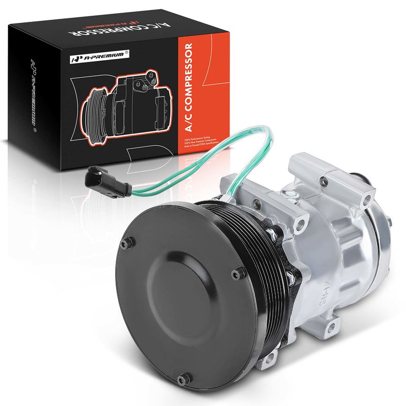 AC Compressor with Clutch & Pulley for Caterpillar 98-10 All Model 7H15 R-134A