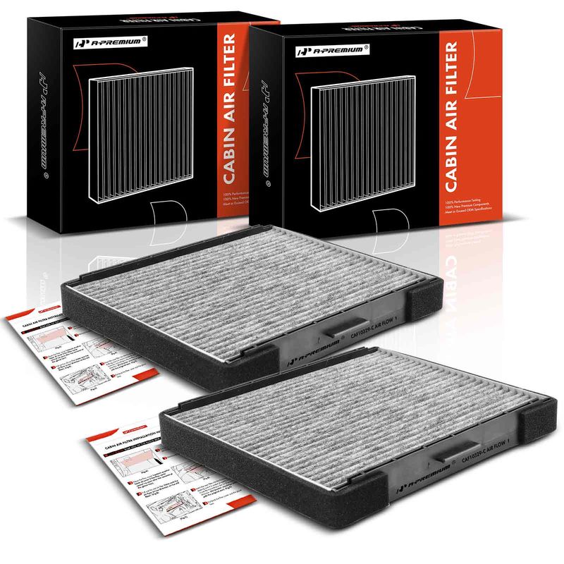 2x Activated Carbon Cabin Air Filter for Hyundai Elantra Entourage Tiburon Kia