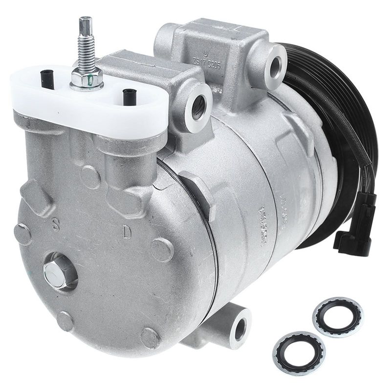 AC Compressor with Clutch & Pulley for Chevy Equinox Pontiac Torrent 2006-2009
