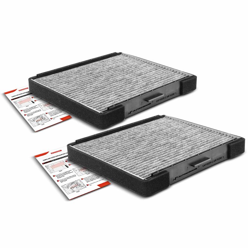 2x Activated Carbon Cabin Air Filter for Hyundai Elantra Entourage Tiburon Kia