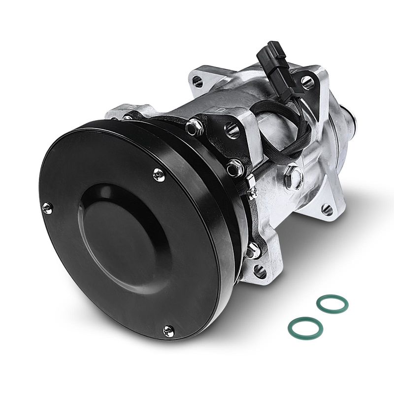 AC Compressor with Clutch & Pulley for Caterpillar All Models 1985-2008 Backhoe