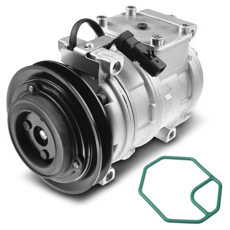 AC Compressor with Clutch & Pulley for Dodge Grand Caravan 96-00 Plymouth 3.0L