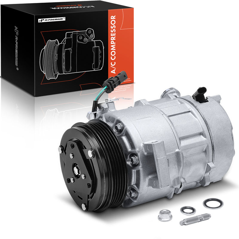 AC Compressor with Clutch & Pulley for Chevrolet Malibu 2016-2020 L4 1.5L Sedan