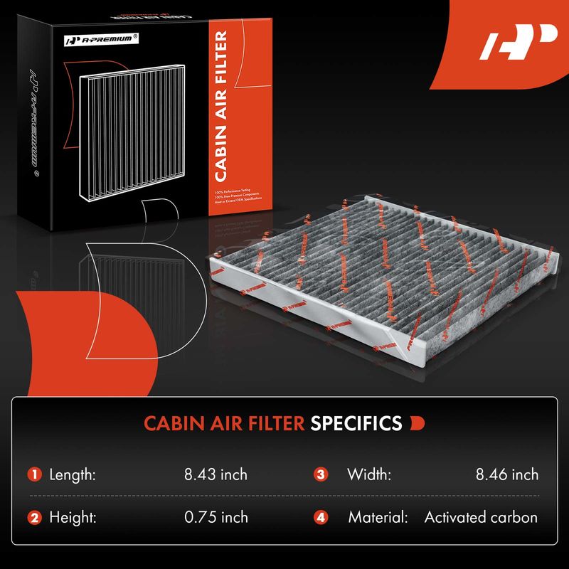 Activated Carbon Cabin Air Filter for Toyota Camry 4Runner Avalon Lexus ES300