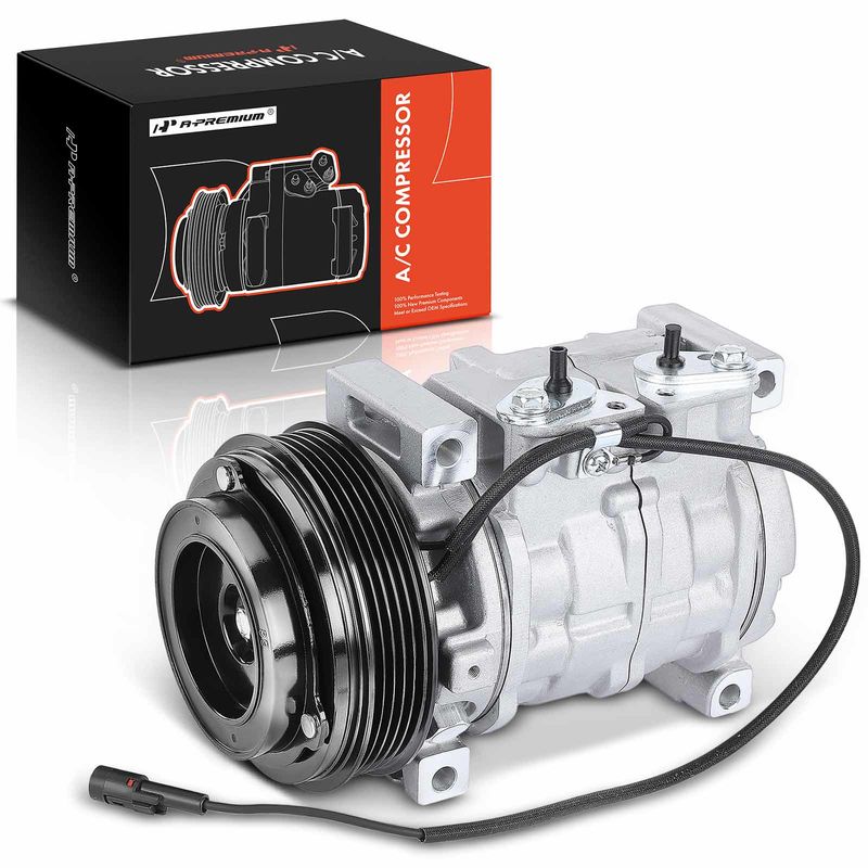 AC Compressor with Clutch & Pulley for Suzuki Aerio 2002-2007 L4 2.0L L4 2.3L