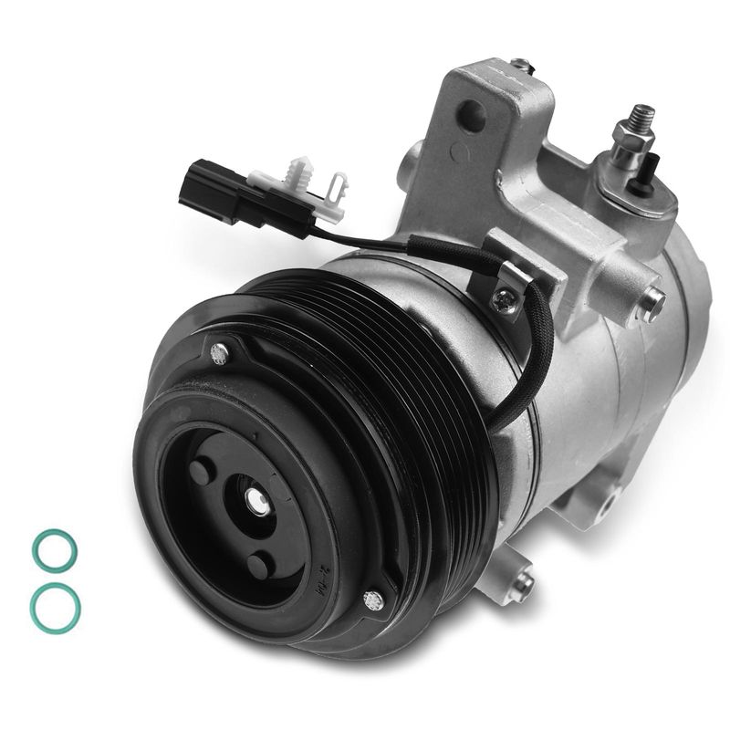 AC Compressor with Clutch & Pulley for Ford Mustang 2011-2021 5.0L 5.2L