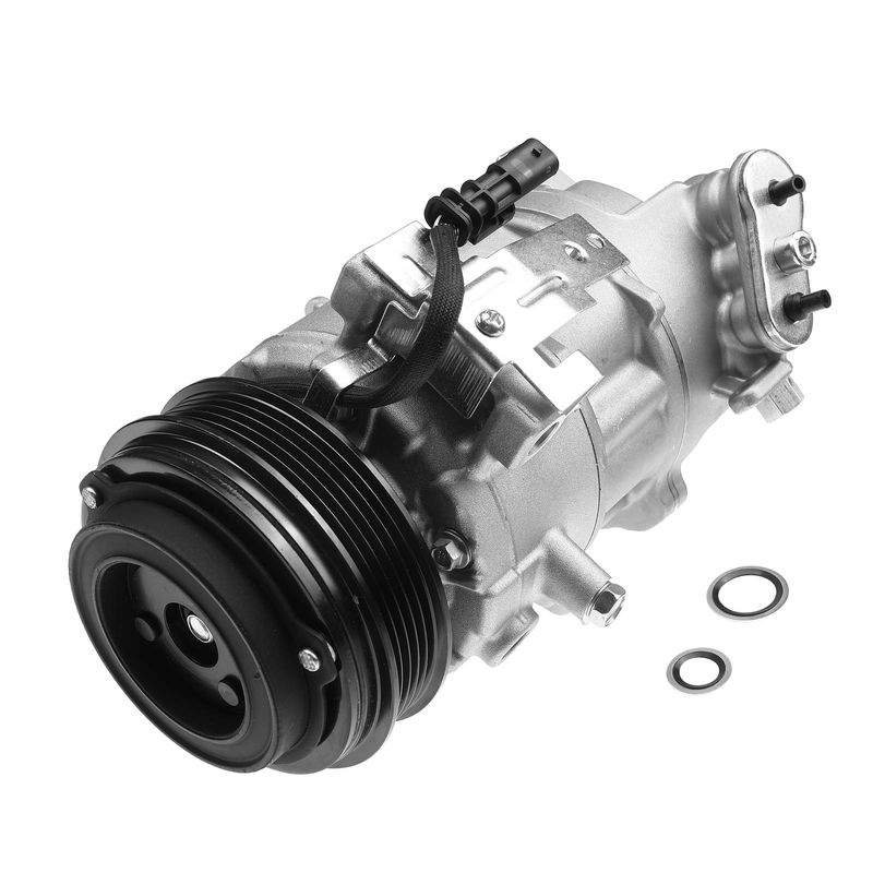 AC Compressor with Clutch & Pulley for Cadillac ATS 13-17 CTS Chevy Camaro