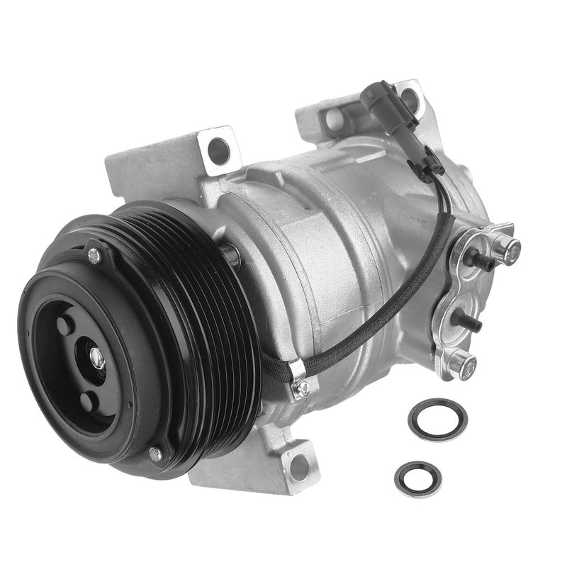 AC Compressor with Clutch & Pulley for Chevy Express 1500 2500 GMC Savana 10-16