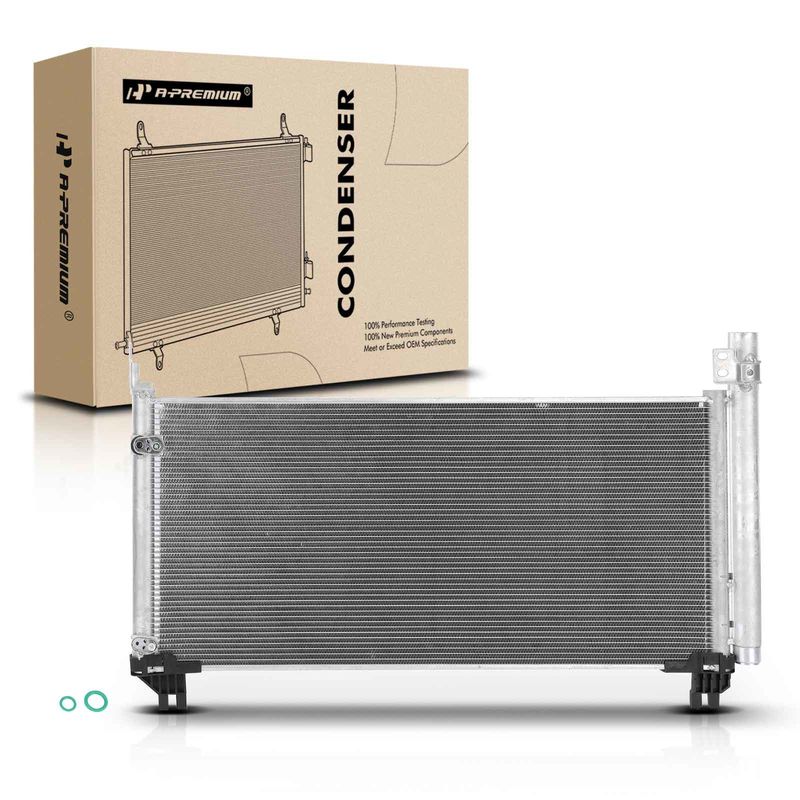 A/C Condenser with Receiver Drier for Lexus RX450h 2016-2020 V6 3.5L