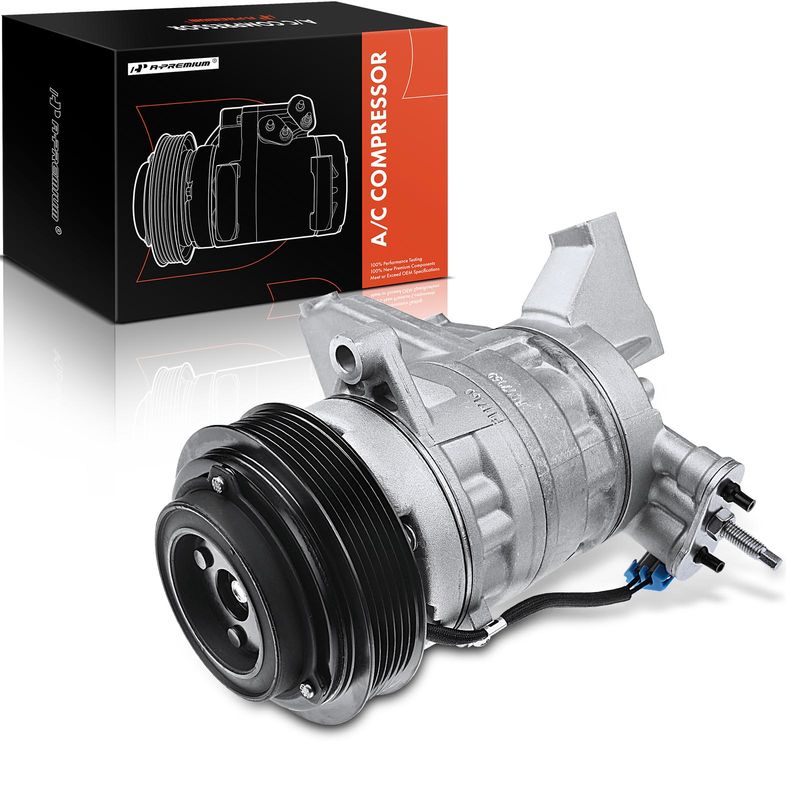 AC Compressor with Clutch & Pulley for Chevrolet Equinox GMC Terrain 2010-2011 3.0L