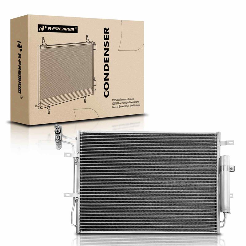 A/C Condenser with Receiver Drier for Land Rover Range Rover Sport Discovery IV