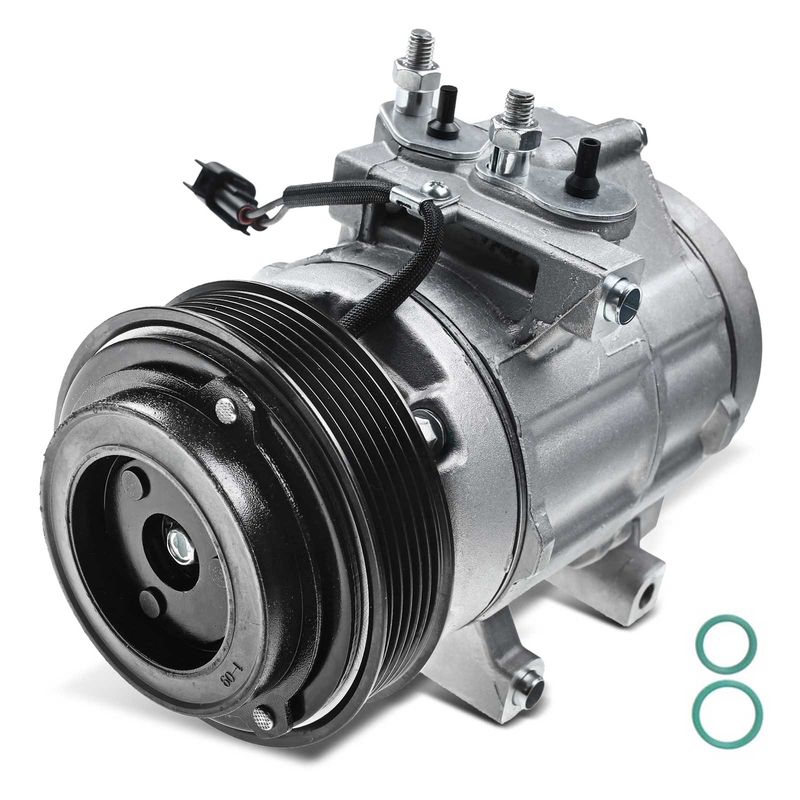 AC Compressor with Clutch & Pulley for Ford F-150 F-250 F-350 Super Duty Lincoln