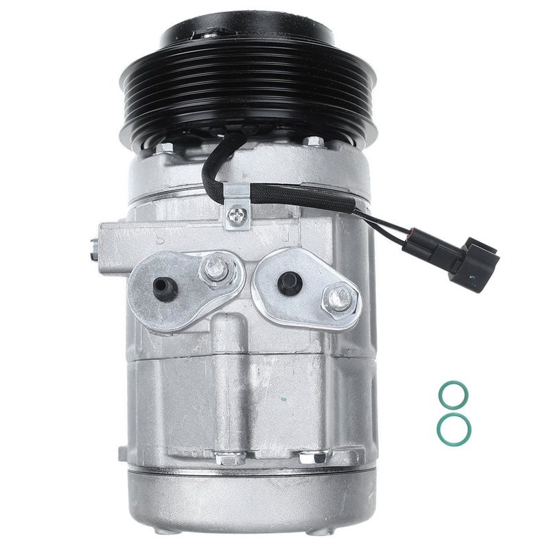 AC Compressor with Clutch & Pulley for Ford F-150 F-250 F-350 Super Duty Lincoln