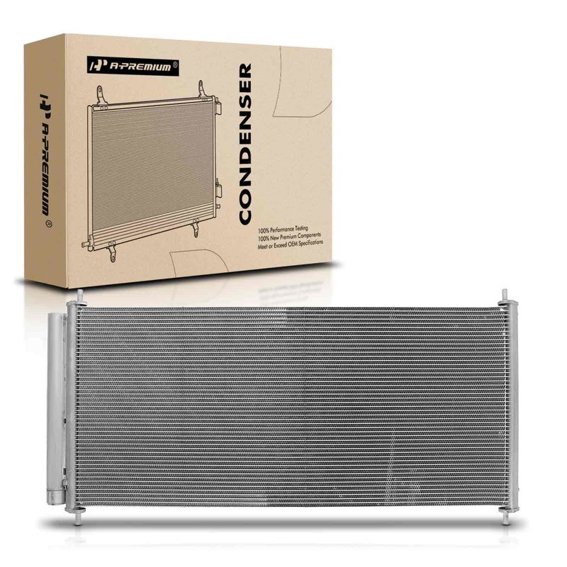 A/C Condenser with Receiver Drier for Acura TLX 2015-2020 V6 3.5L L4 2.4L Sedan