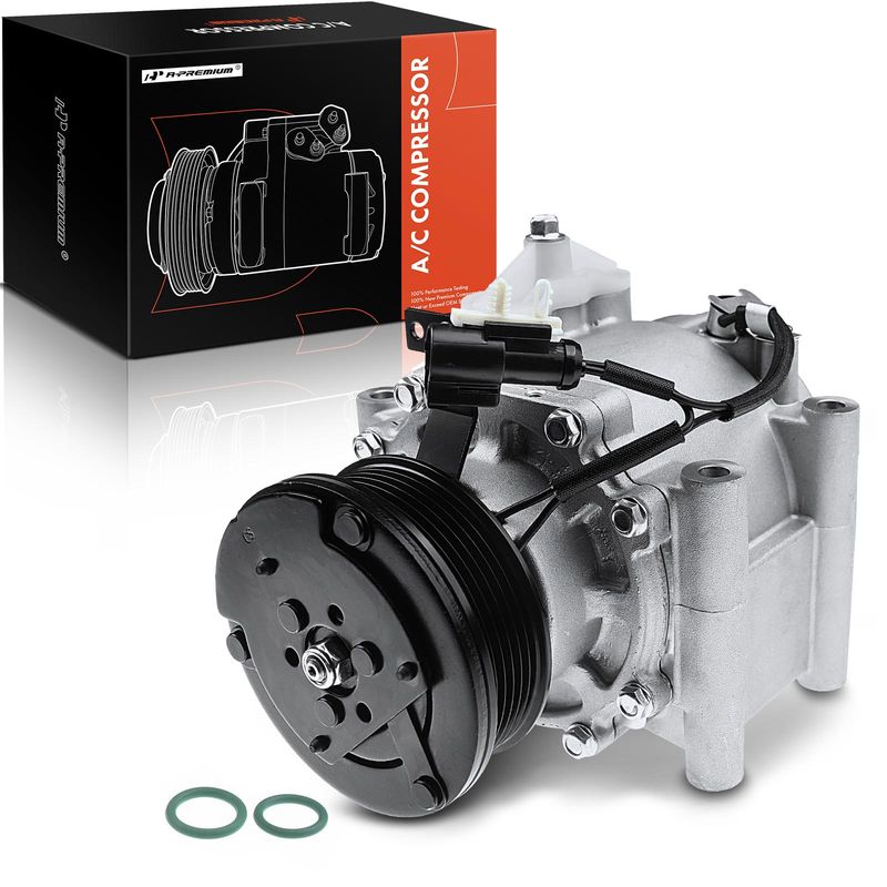 AC Compressor with Clutch & Pulley for Jaguar S-Type X-Type 2002-2008 Lincoln LS