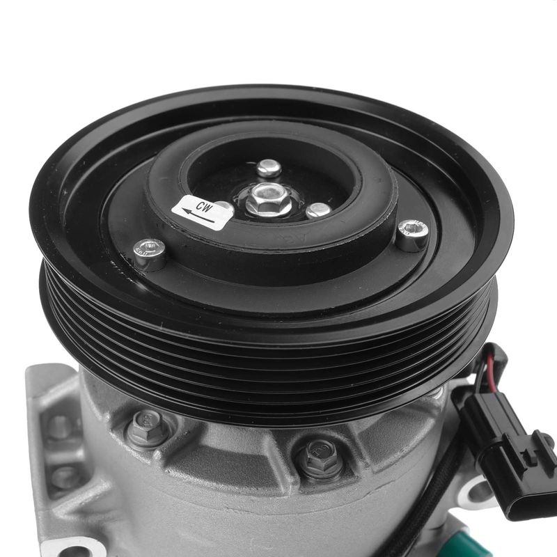 AC Compressor with Clutch & Pulley for Hyundai Accent Kia Rio 12-17 L4 1.6L