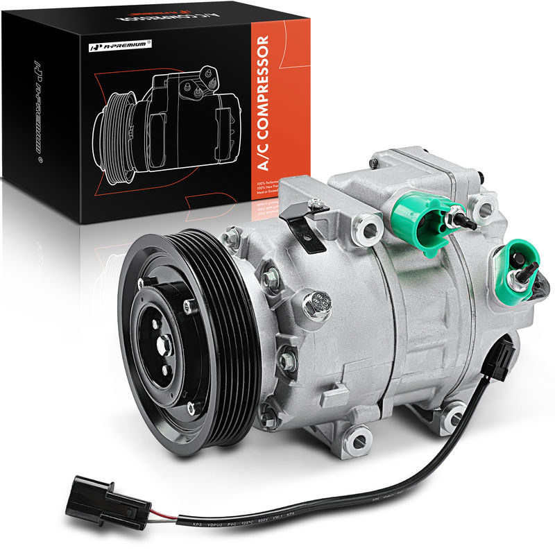 AC Compressor with Clutch & Pulley for Hyundai Santa Fe Sport 13-18 Kia Sorento