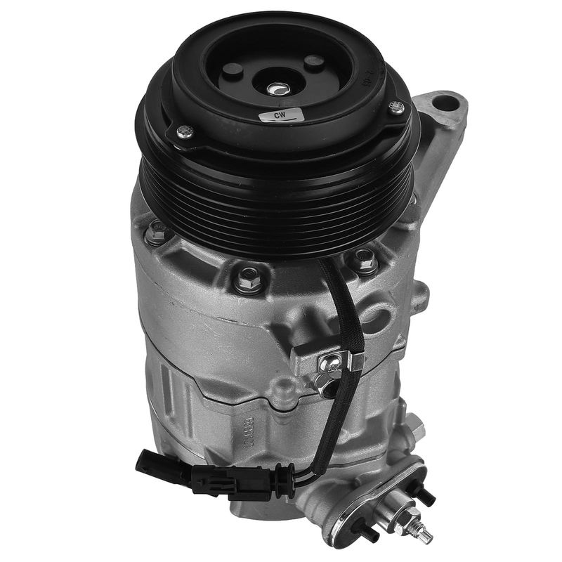 AC Compressor with Clutch & Pulley for Chevy Traverse 13-20 GMC Buick 3.6L