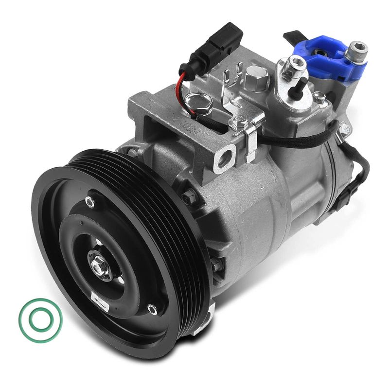 AC Compressor with Clutch & Pulley for Audi A6 2006-2011 A6 Quattro Q5 S4 S5
