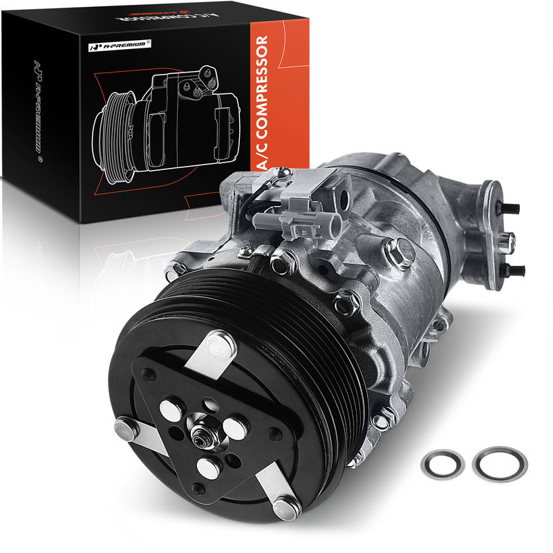 AC Compressor with Clutch & Pulley for Pontiac Vibe 03-08 1.8L CVC Compressor