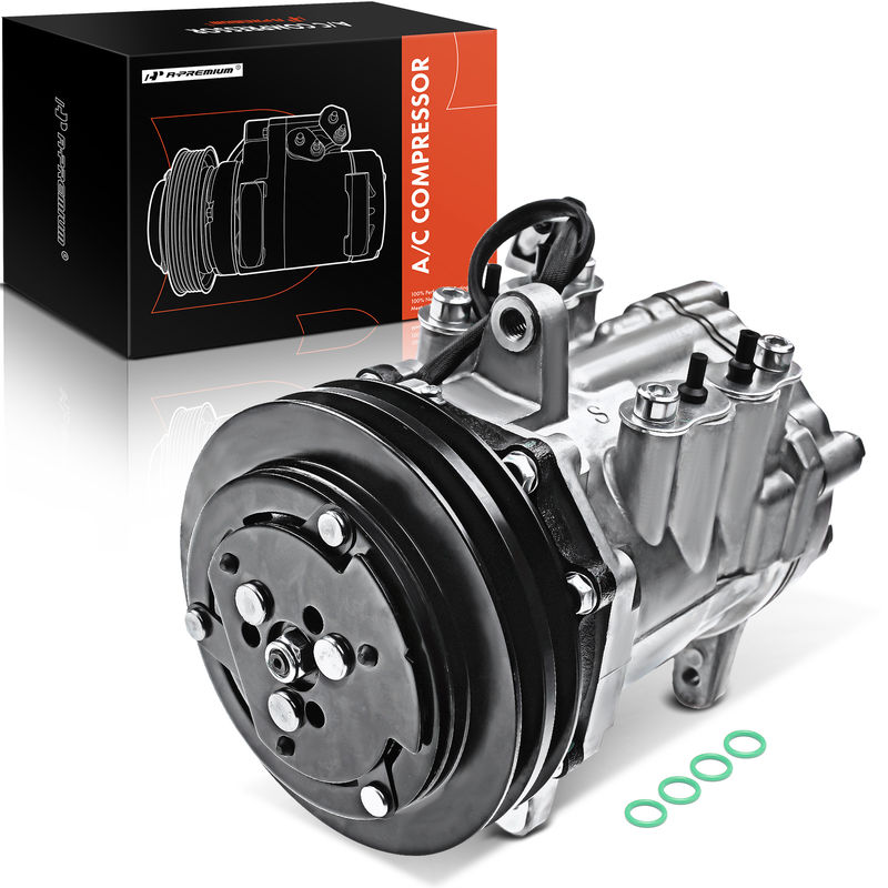 AC Compressor with Clutch & Pulley for Chrysler New Yorker Dodge Dakota D150