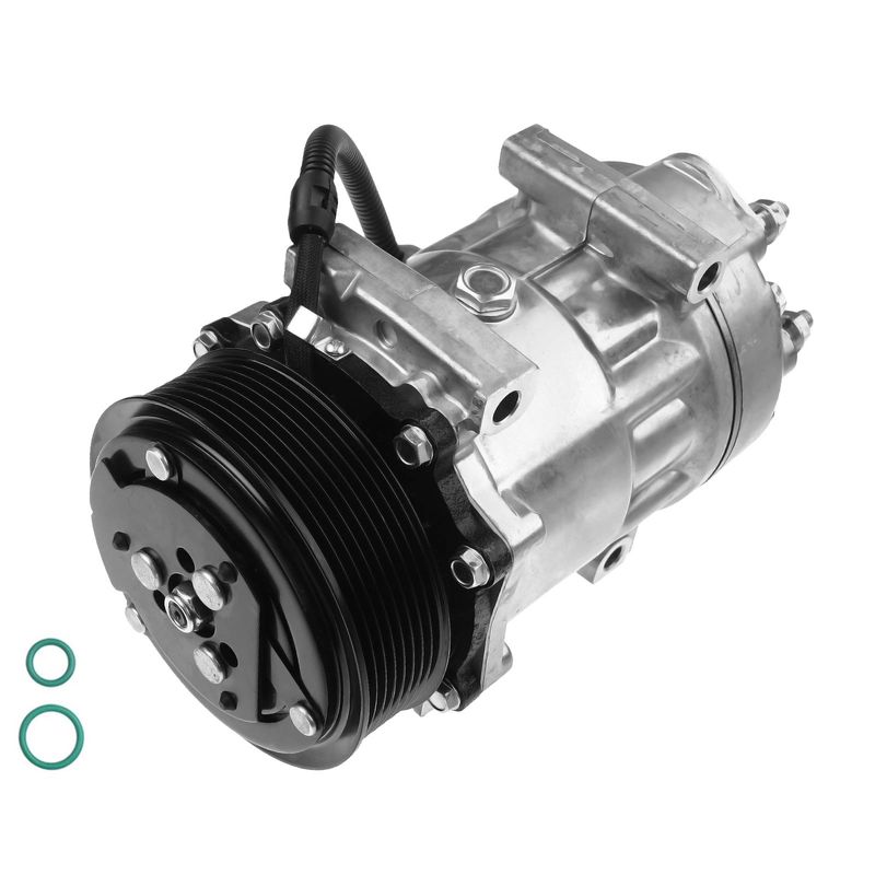 AC Compressor with Clutch & Pulley for Ford F650 2004-2009 F750 2004-2009