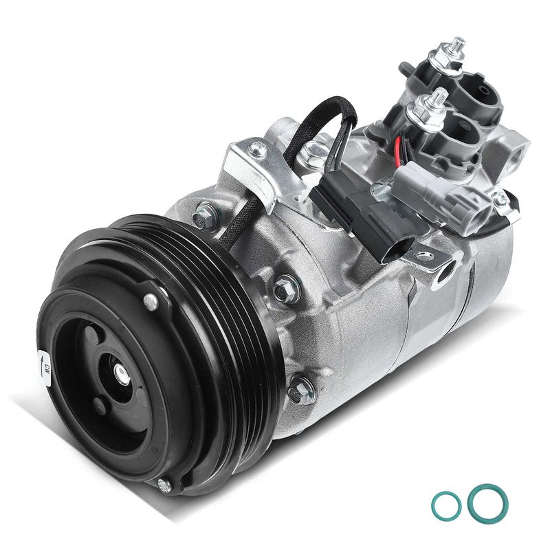 AC Compressor with Clutch & Pulley for Ford Focus 2015-2018 L4 2.0L PAG 46
