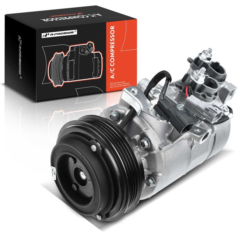 AC Compressor with Clutch & Pulley for Ford Focus 2015-2018 L4 2.0L PAG 46