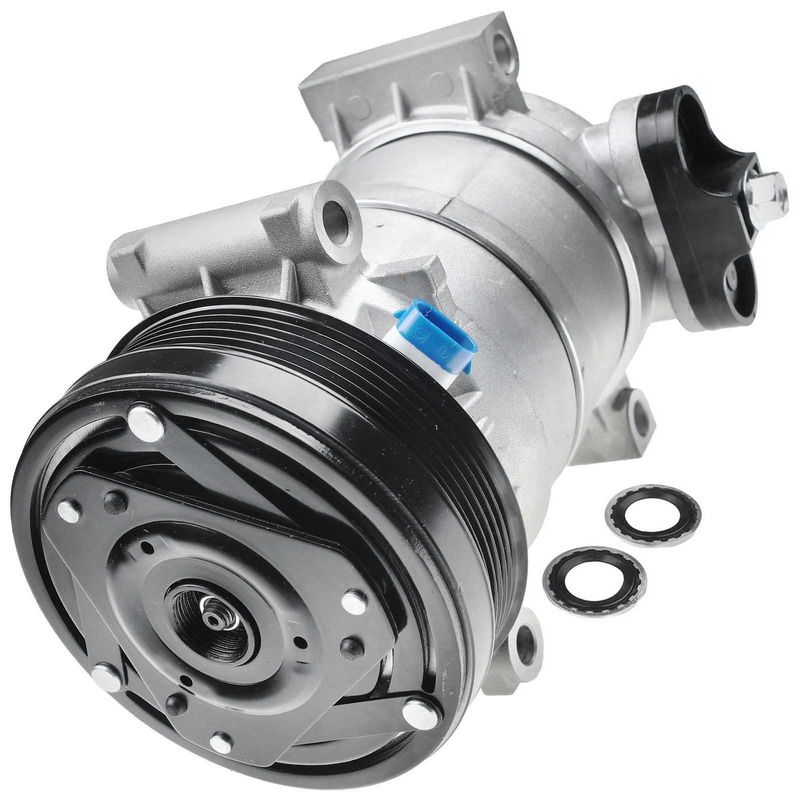 AC Compressor with Clutch & Pulley for Chevy K1500 2500 3500 P30 96-99 GMC C1500