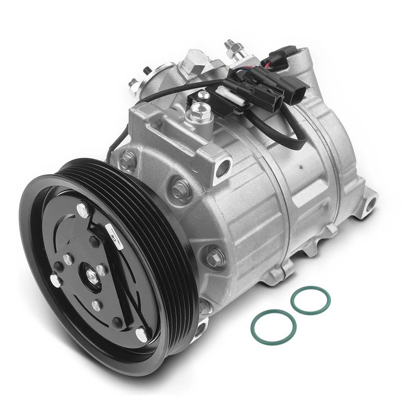 AC Compressor with Clutch & Pulley for Land Rover LR2 08-12 Volvo S60 S80 V70