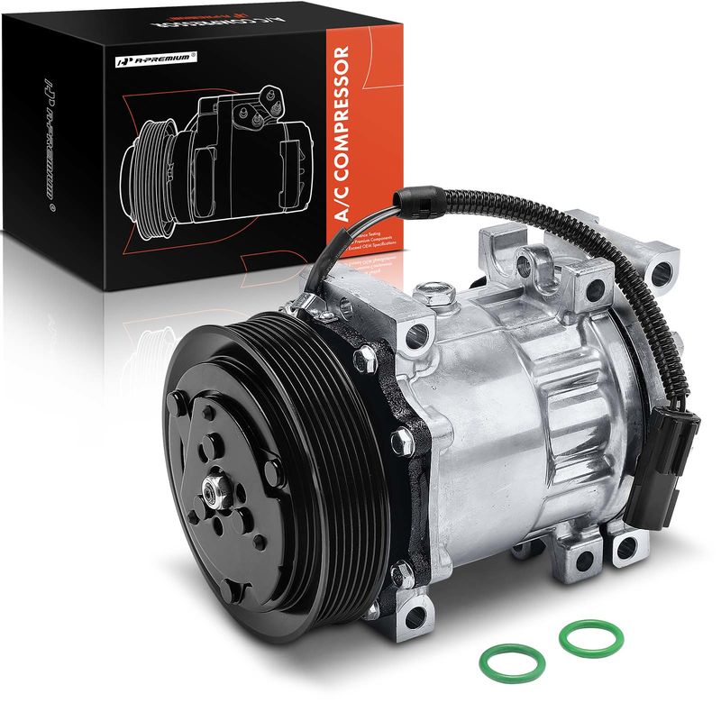 AC Compressor with Clutch & Pulley for Dodge Dakota Ram 1500 Ram 2500 Ram 3500